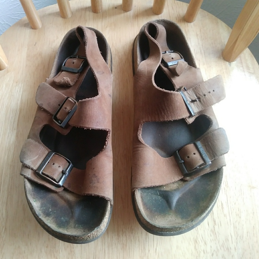 Betula birkenstock 3 strap mens sz 10 sandals